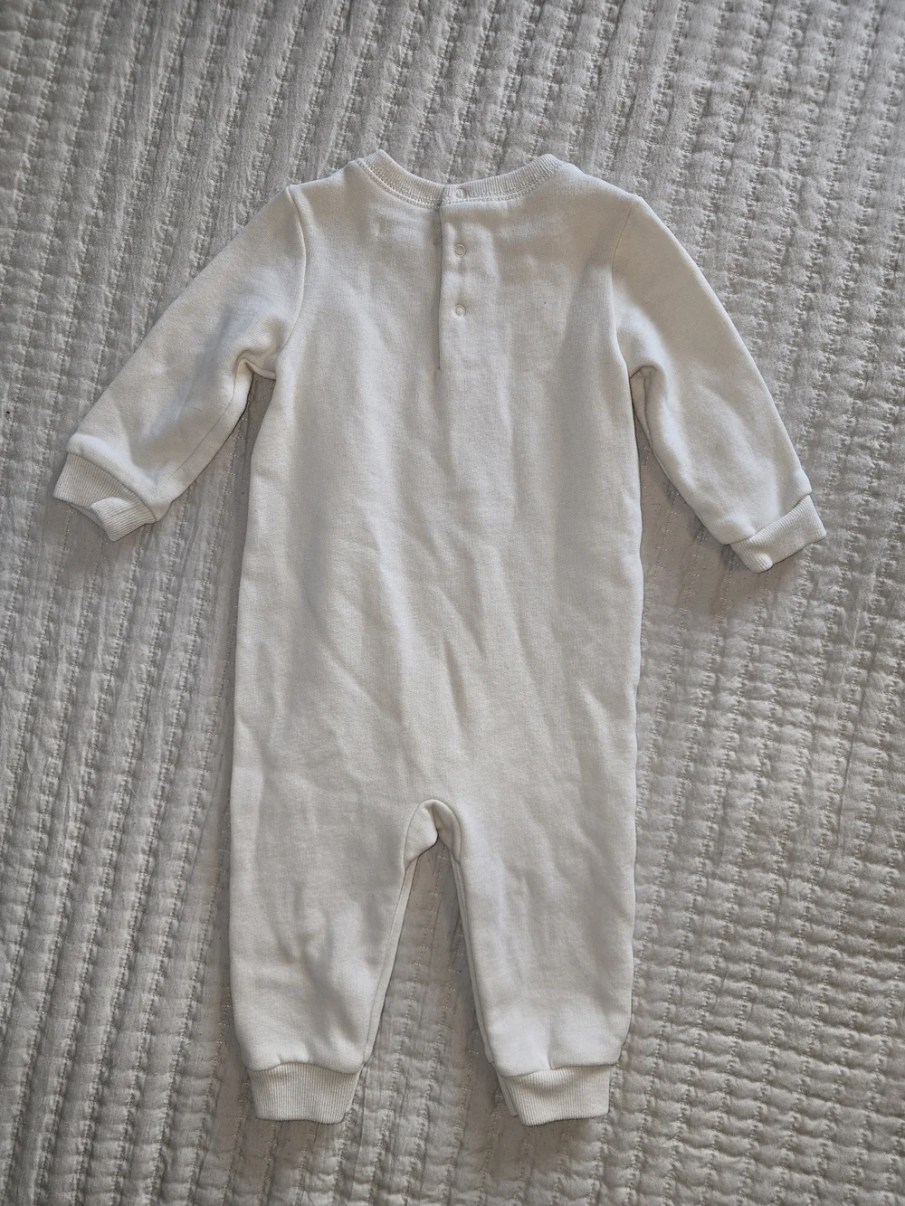 Ralph Lauren Polo Bear & Dog Ivory Cotton Coverall